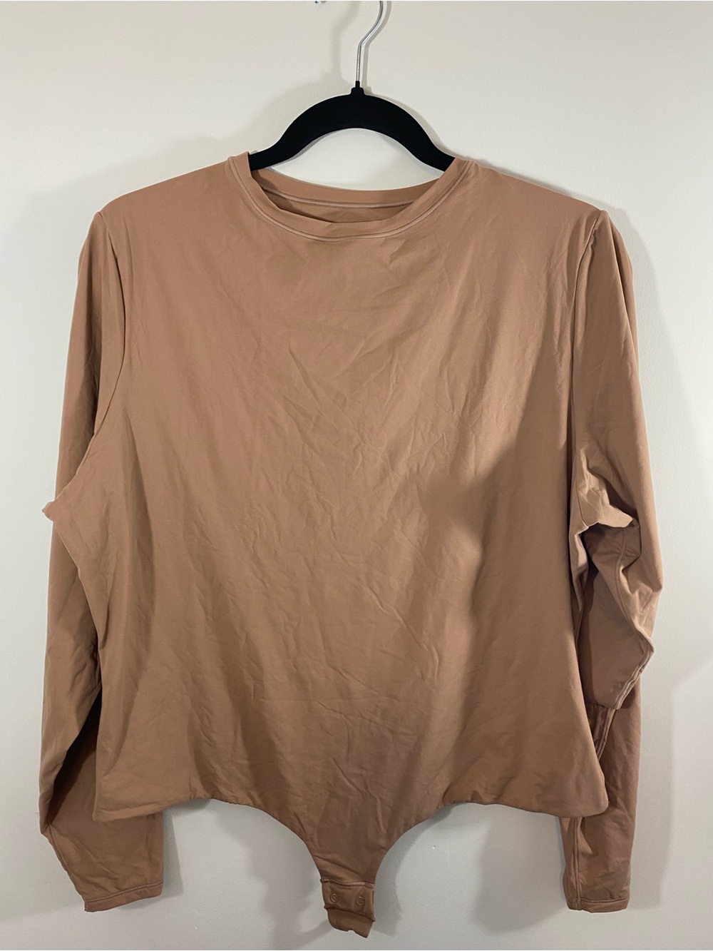 🤎✨SKIMS FITS EVERYBODY Long Sleeve Crew Neck Bodysuit Sienna Size 4X🤎